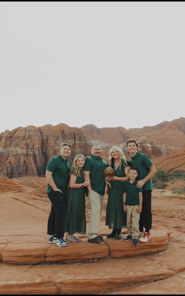 Aaron Allen with family